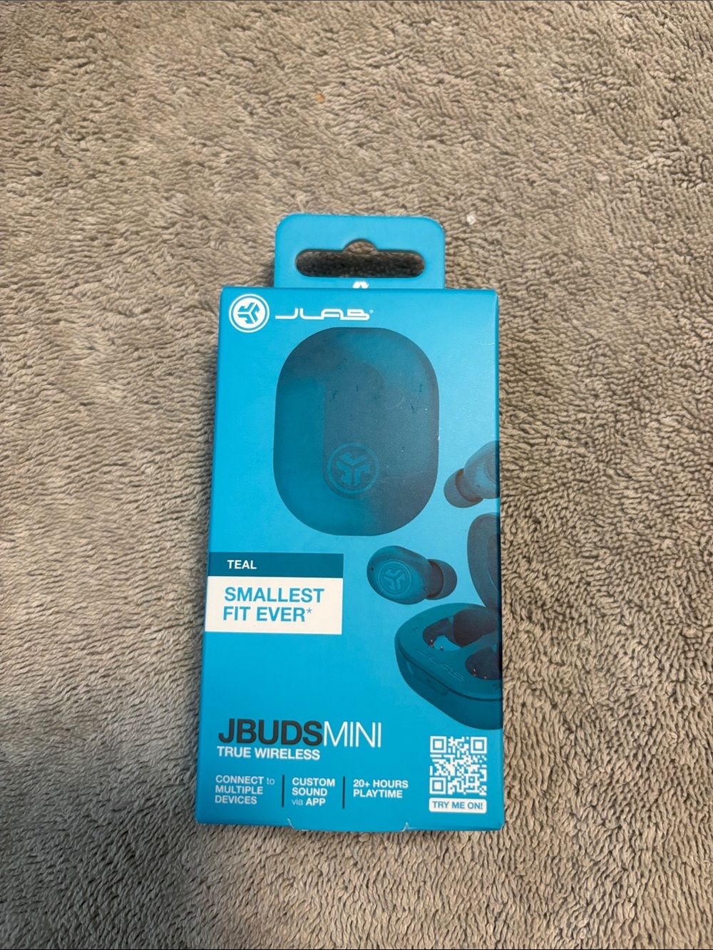 JLab JBuds Mini True Wireless Earbuds in Teal New Open Box Never Used NWT